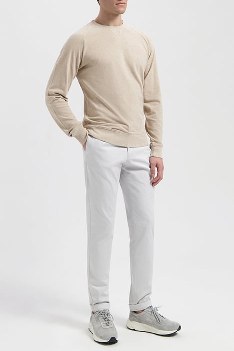ROWE | PIQUÉ SWEATER SAND MELANGE 1