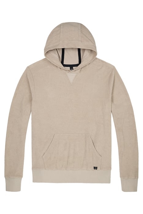 REED | TOWELING HOODIE NEUTRAL SAND 1