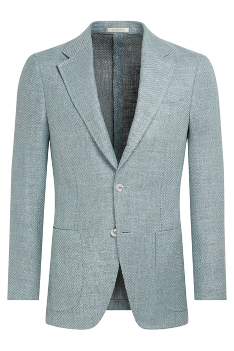 MINT BLUE TAILORED FIT HAVANA BLAZER 4