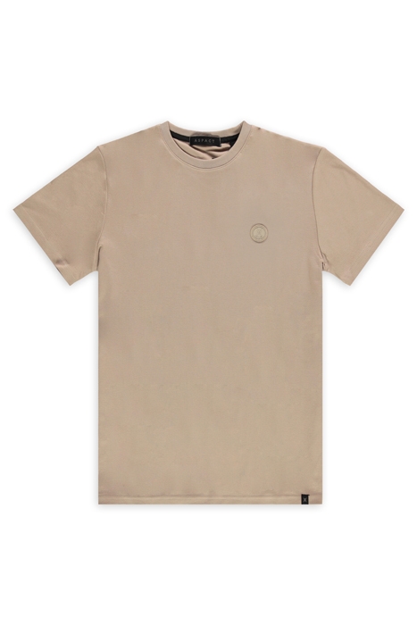 LEATHER TEE TAUPE 1