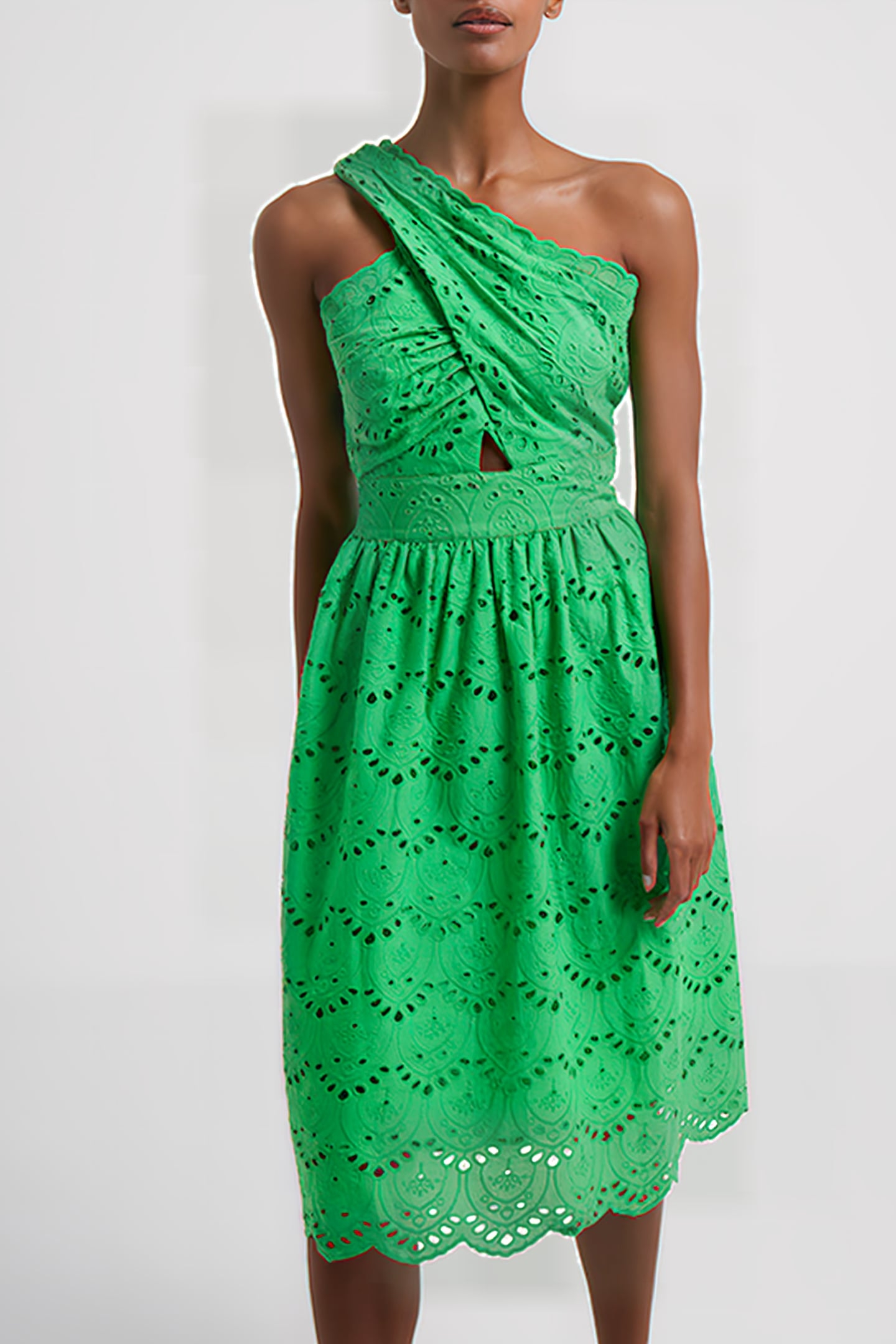 APPELONA ANGLAISE DRESS GREEN 1