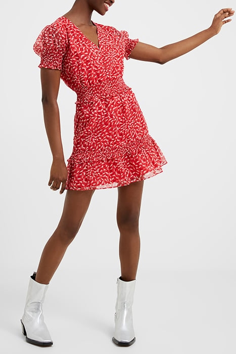 BILLI RECY HALLIE SHORT DRESS RED 4