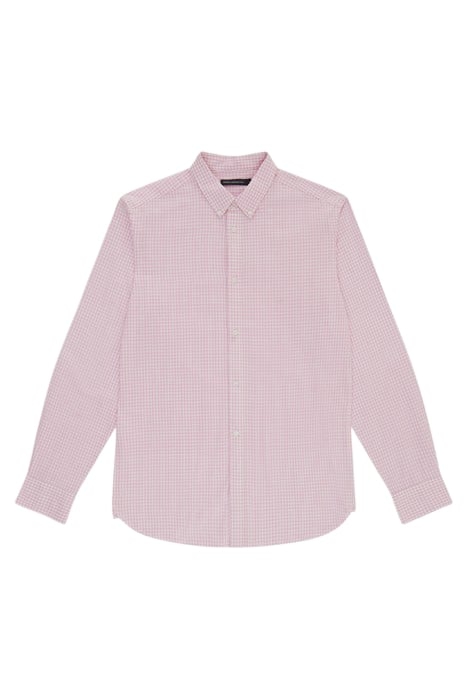 CHECKED AND STRIPE POCKET LS RED 3