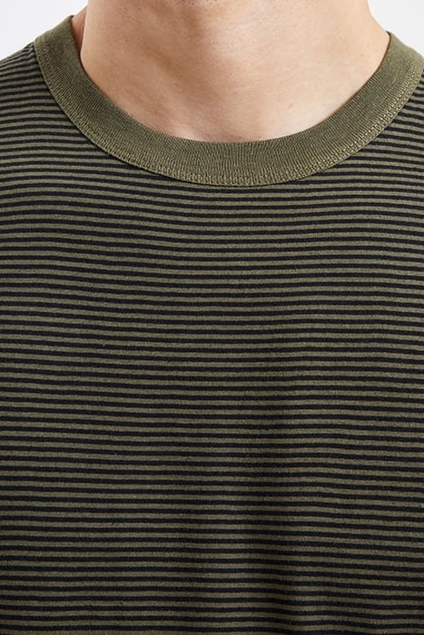 STRIPE SS T SHIRT GREEN 4