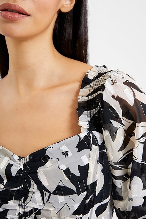 ALLY DINAH LS SWEETHEART NK TP BLACK 5