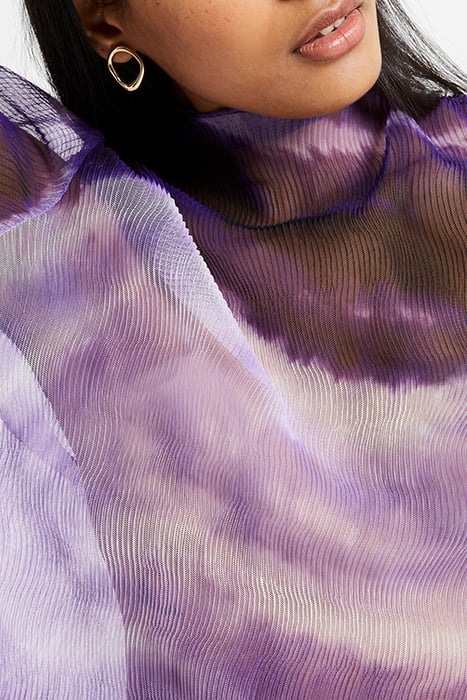 SASKIA RUCHED ELMIRA TOP PURPLE 4