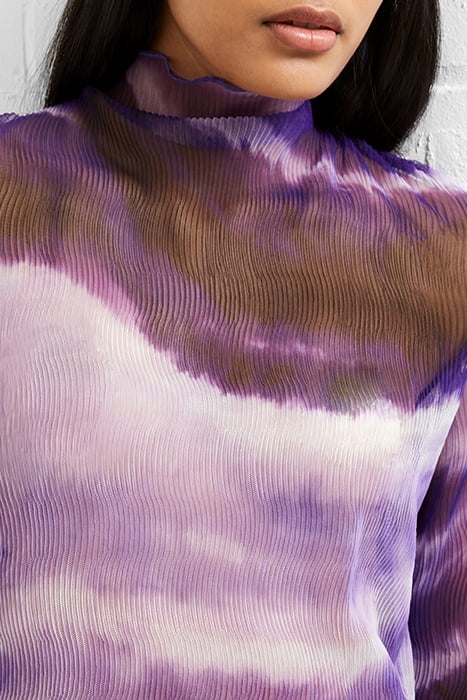 SASKIA RUCHED ELMIRA TOP PURPLE 5