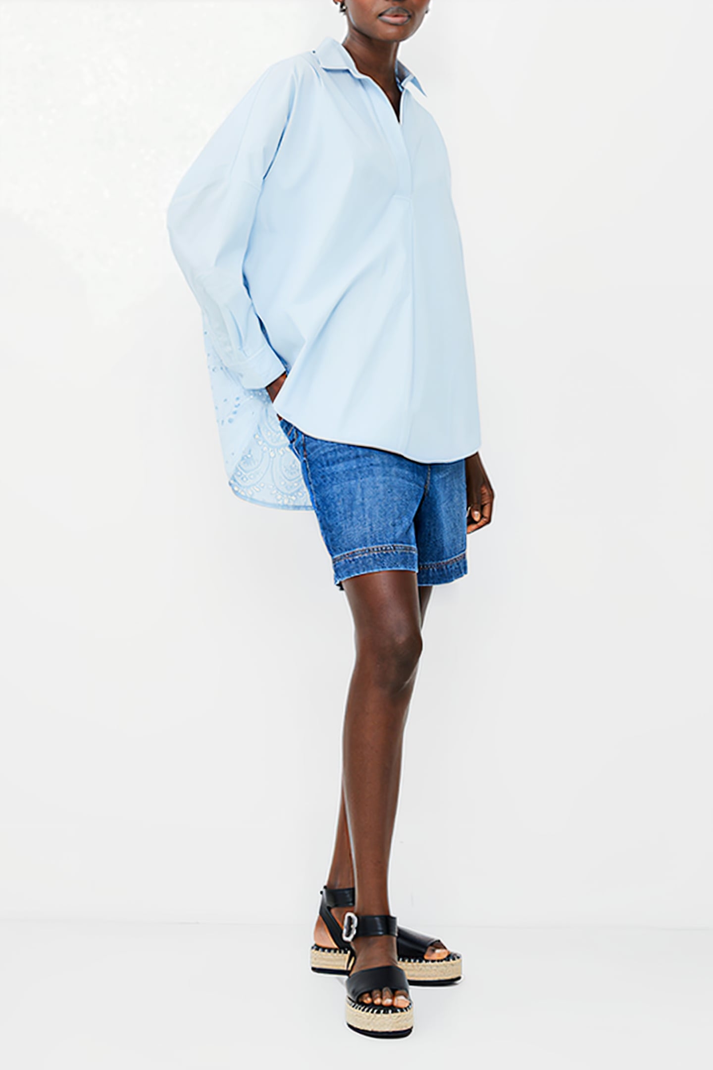 APPELONA BRODERIE ANGLAISE BLUE 1