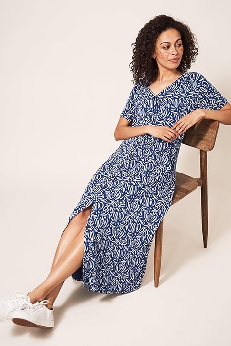 AMELIA ECO VERO JERSEY DRE BLUE PRINTED 2