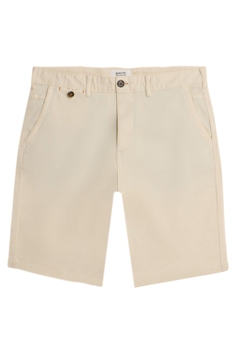 SUTTON  CHINO SHORT NATURAL WHITE 3