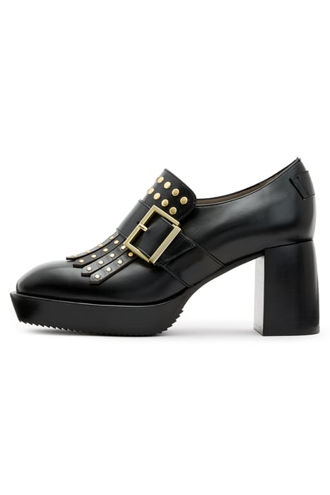 ZIA STUD LOAFER BLACK SHINE 1