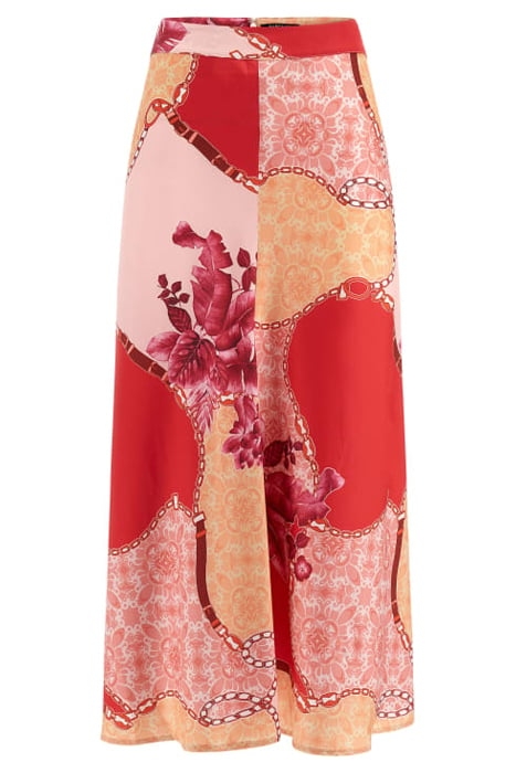 CLAUDIA SKIRT ISLAND LIFE PRINT 1