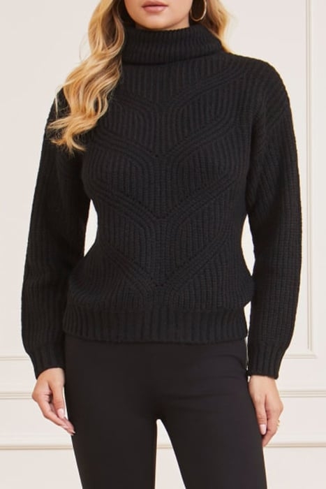 MICHELLE HIGH NECK S JET BLACK A996 1