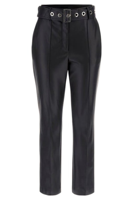 RORY PANT JET BLACK LEATHER 4