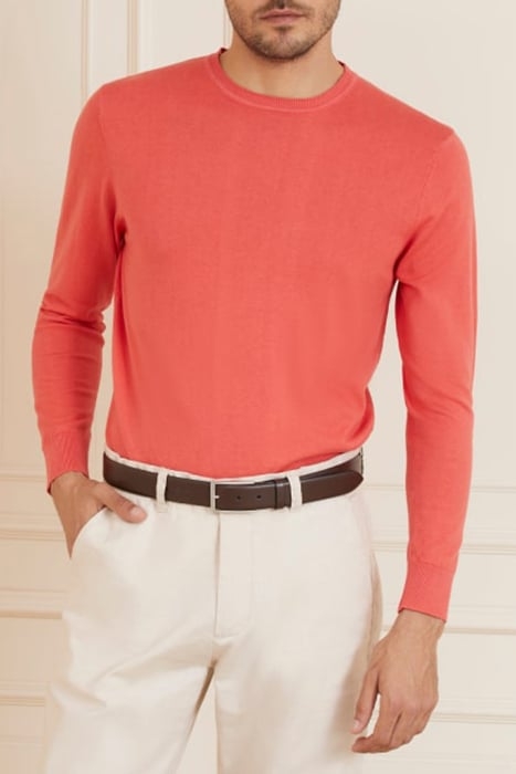ESSENTIAL GARMENT SPICED SWEATER SALMON 5