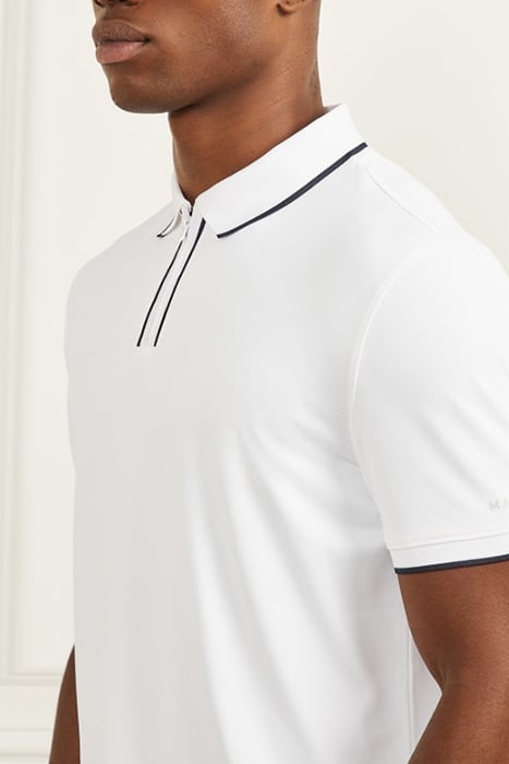 MARCIANO BY GUESS FORMAL PERFORMANCE PURE POLO SHIRT WHITE 5