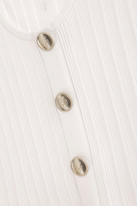 ANDROMEDA STITCHE PALE CARDIGAN PEARL 7