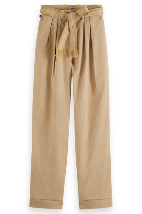 FAYE - HIGH RISE RELAXED TAPERED LEG PAPER BAG UTILITY PANTS 4