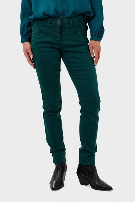 TROUSER WOVEN LONG 24001851 DEEP TEAL 1