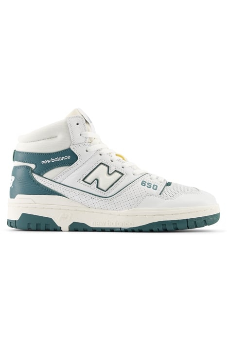 BB650RGR SNEAKERS IN WHITE & GREEN 1