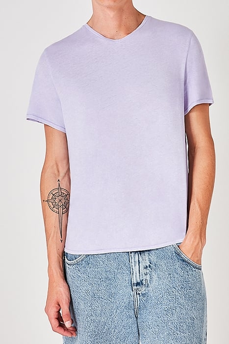 V COLLAR SHORT-SLEEVES TEE-SHIRT GLYCINE VINTAGE 1