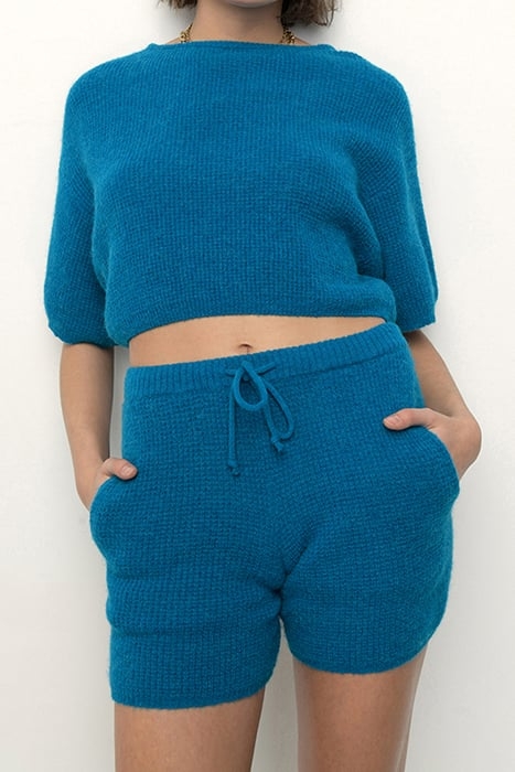 LOOSE FIT BERMUDA SHORTS BLEU PACIFIC 1