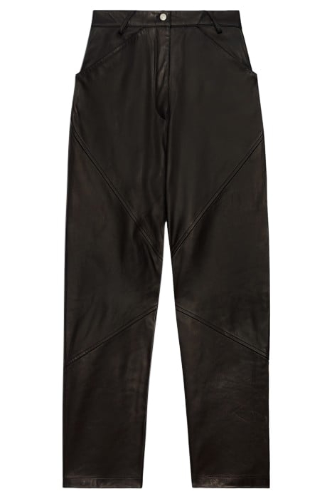 HAZEL LEATHER PANT IN BLACK 3