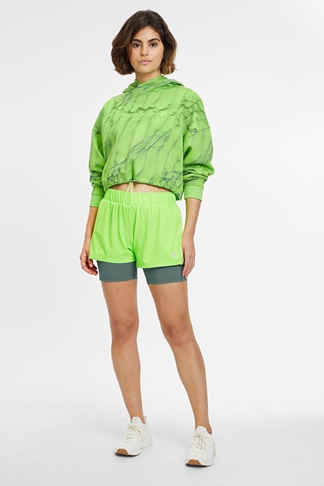 ROSELLE RUNNING SHORTS JASMINE GREEN-DARK FOREST 2