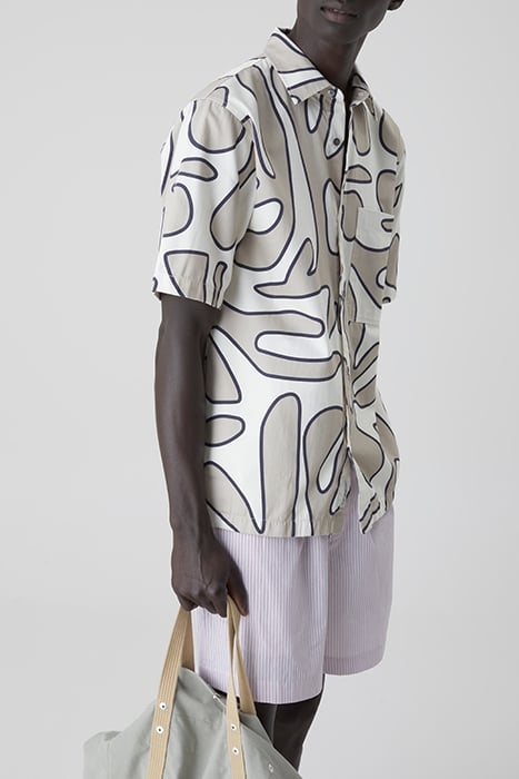 SHORTSLEEVE SHIRT SHIRTS & BLOUSES ECRU 5