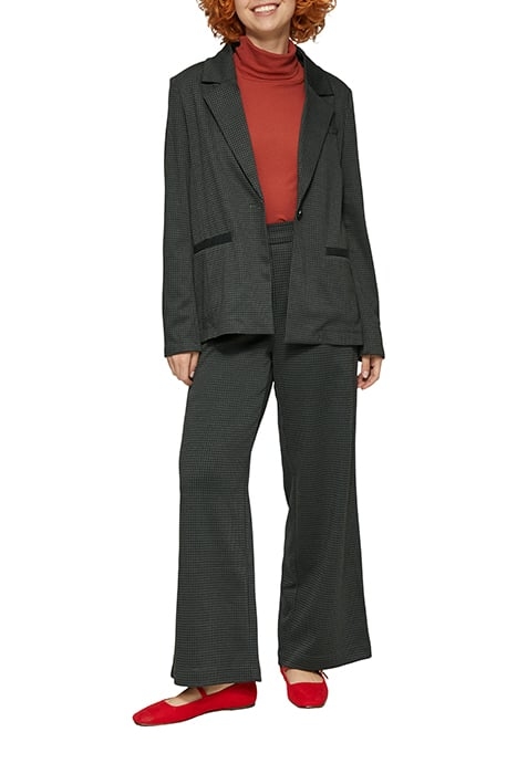 S.OLIVER-QS JACKETS-BLAZER GREY/BLACK 2