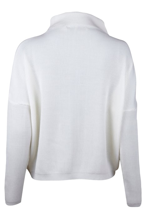 DAISIE KNIT TURTLENECK WHITE 2