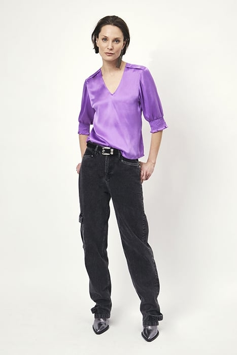 CASCAIS SILK BLOUSE FUNKY ORCHID 1