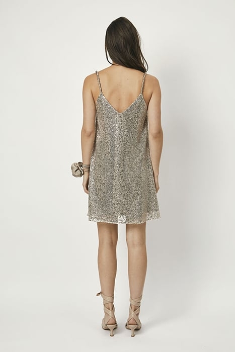 GLORIA SEQUINS DRESS PINK CHAMPAGNE 2