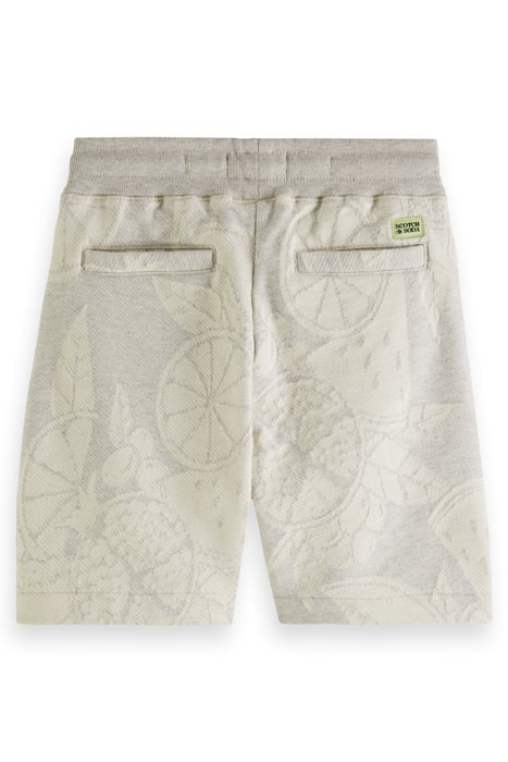 BOYS INTARSIA SWEAT SHORT IN ORGANIC COTTON FRUITS INTARSIA 5