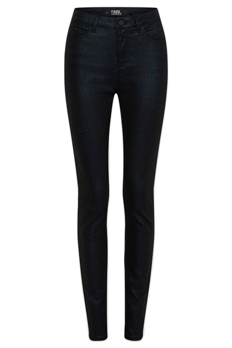 SHINY SKINNY DENIM PANTS METALIC 3