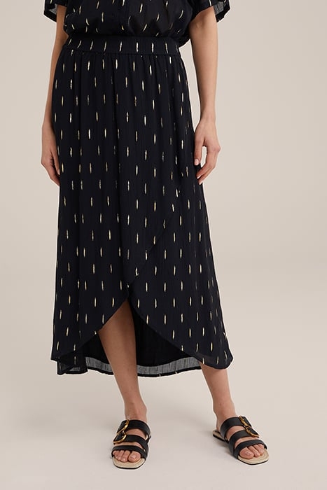 SKIRT MEDIUM LENGTH BLACK 1