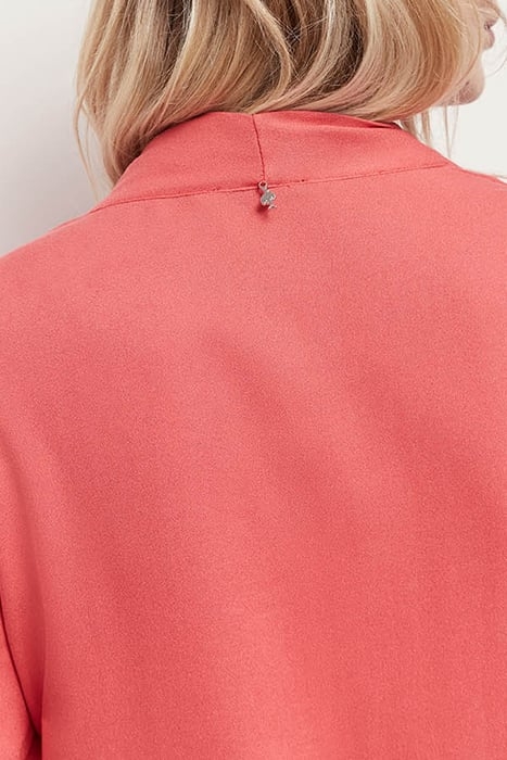 COREY - HIBISCUS LENZING™ ECOVERO™ WRAP TOP 4