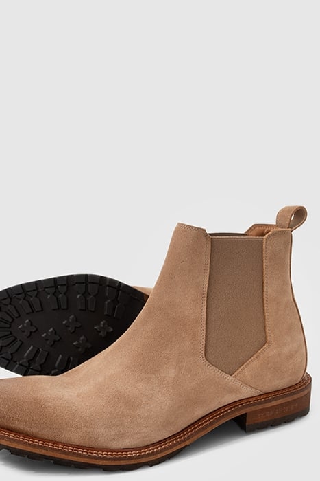 BEIGE SUEDE CHELSEA BOOTS 7