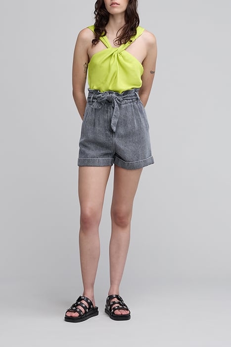 YELLOW TIE-NECK TOP 3