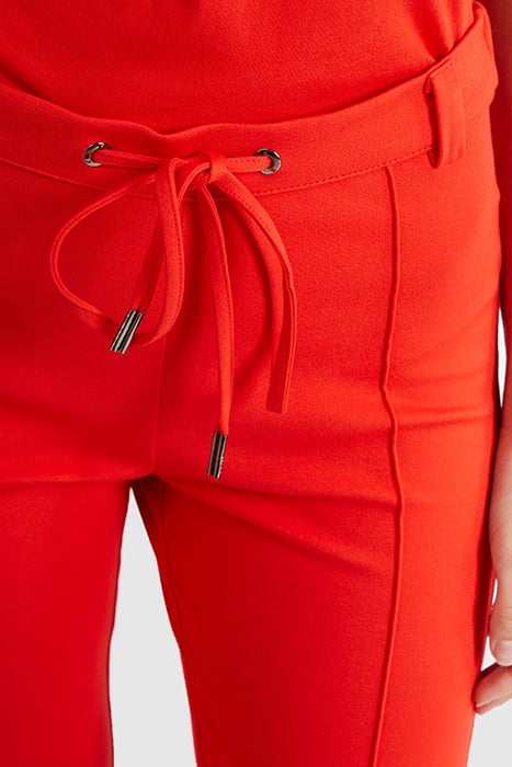 CRIMSON RED MILANO KNIT TREGGINGS 6