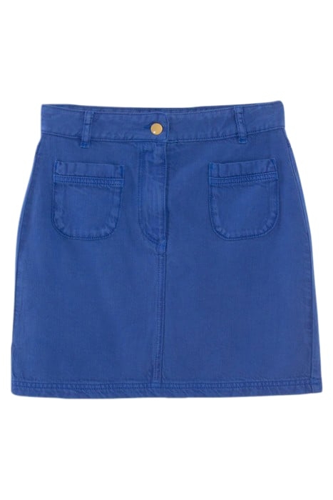 ELECTRIC BLUE DENIM MINI SKIRT 3