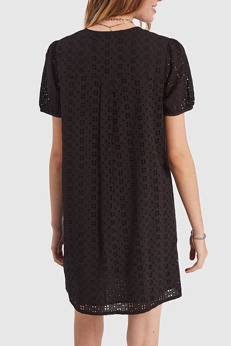 BLACK EYELET EMBROIDERY DRESS 2