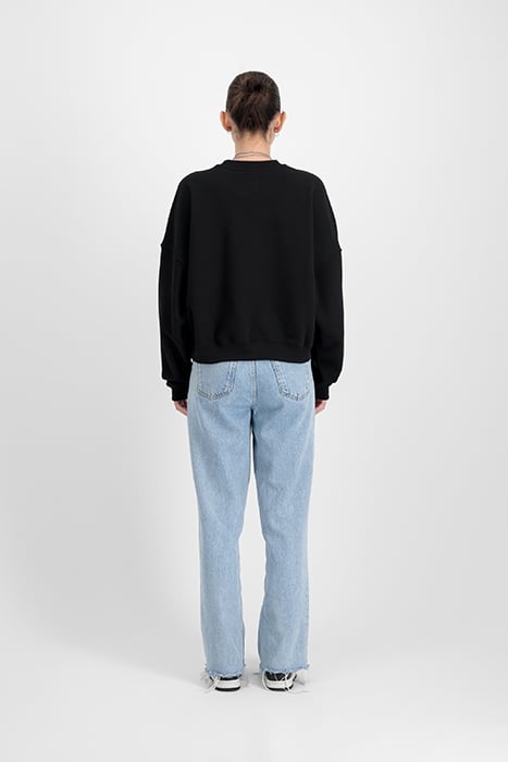 ALPHA ESSENTIALS RL SWEATER BLACK 2