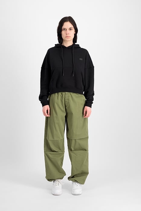 ALPHA ESSENTIALS RL HOODIE BLACK 1