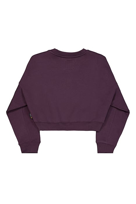 LOGO SWEATER PLUM 4