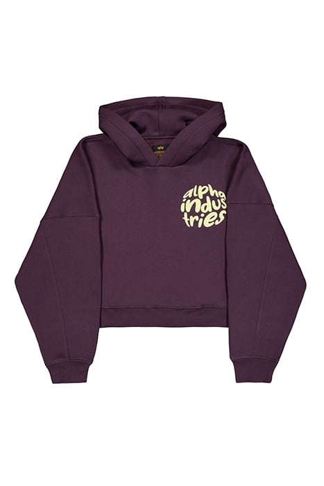 LOGO HOODIE PLUM 3