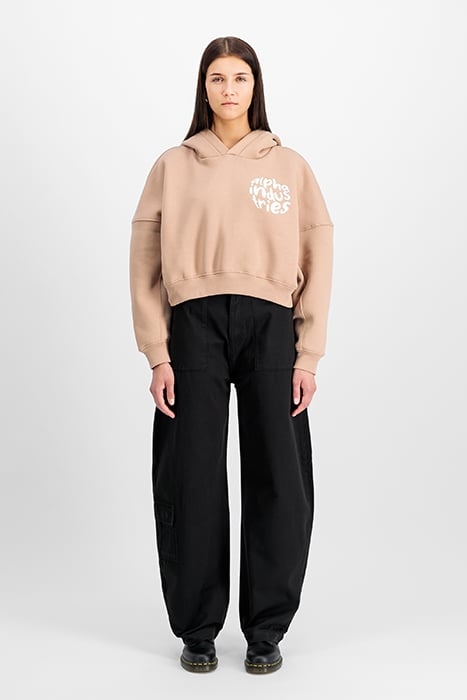 LOGO HOODIE DUSTY CORAL 1