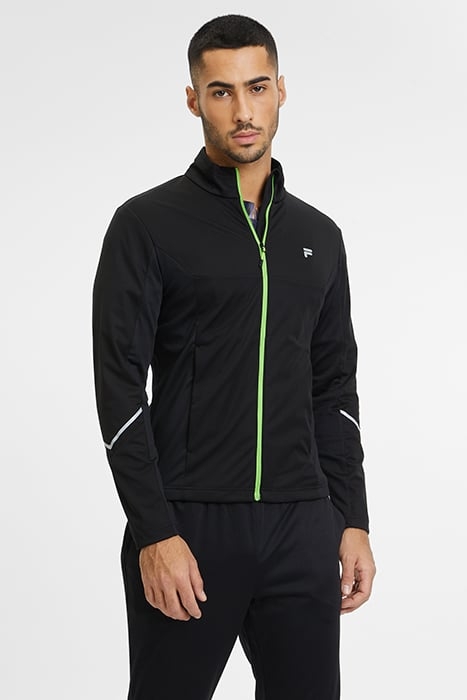 ROMBAS WINDSTOPPER RUNNING JACKET BLACK 1