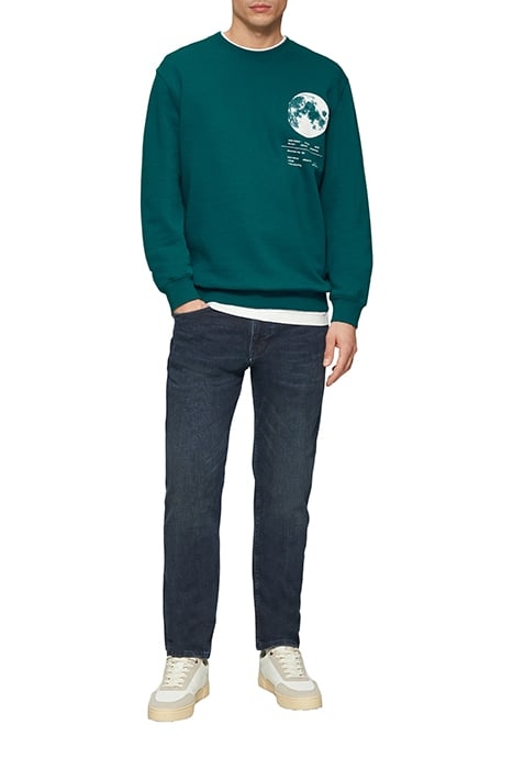 S.OLIVER SWEATSHIRTS BLUE-PETROL 1