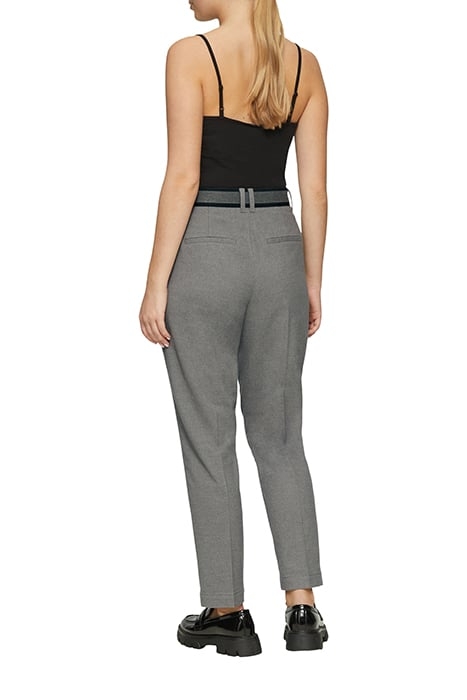 S.OLIVER PANTS GREY/BLACK 3